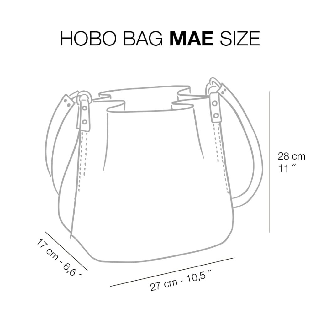 Handmade leather crossbody bag